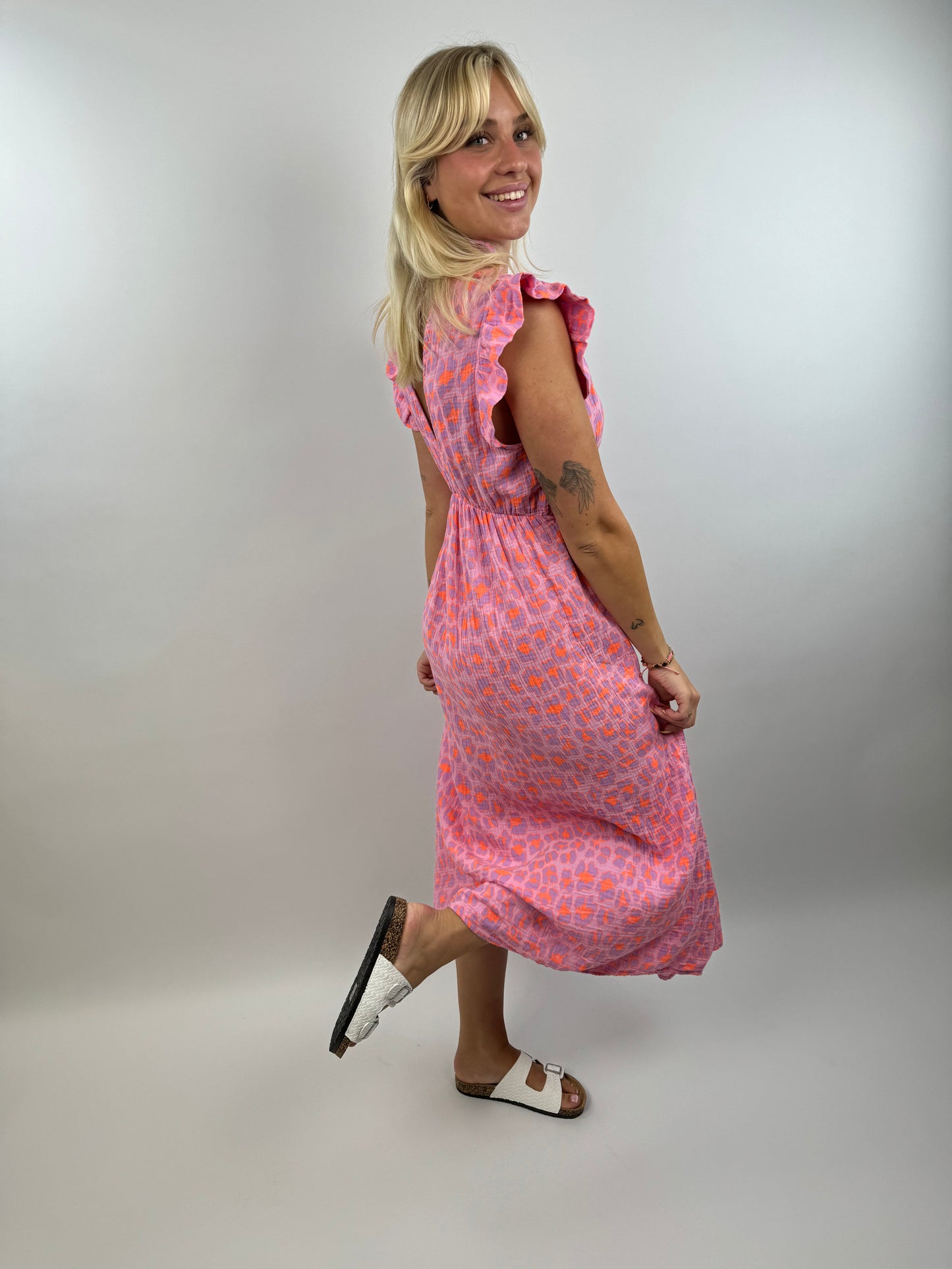 Isha | Stilvoll Musselin kleid für Frauen