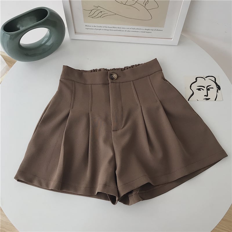 Emma | Wide casual shorts with high waist