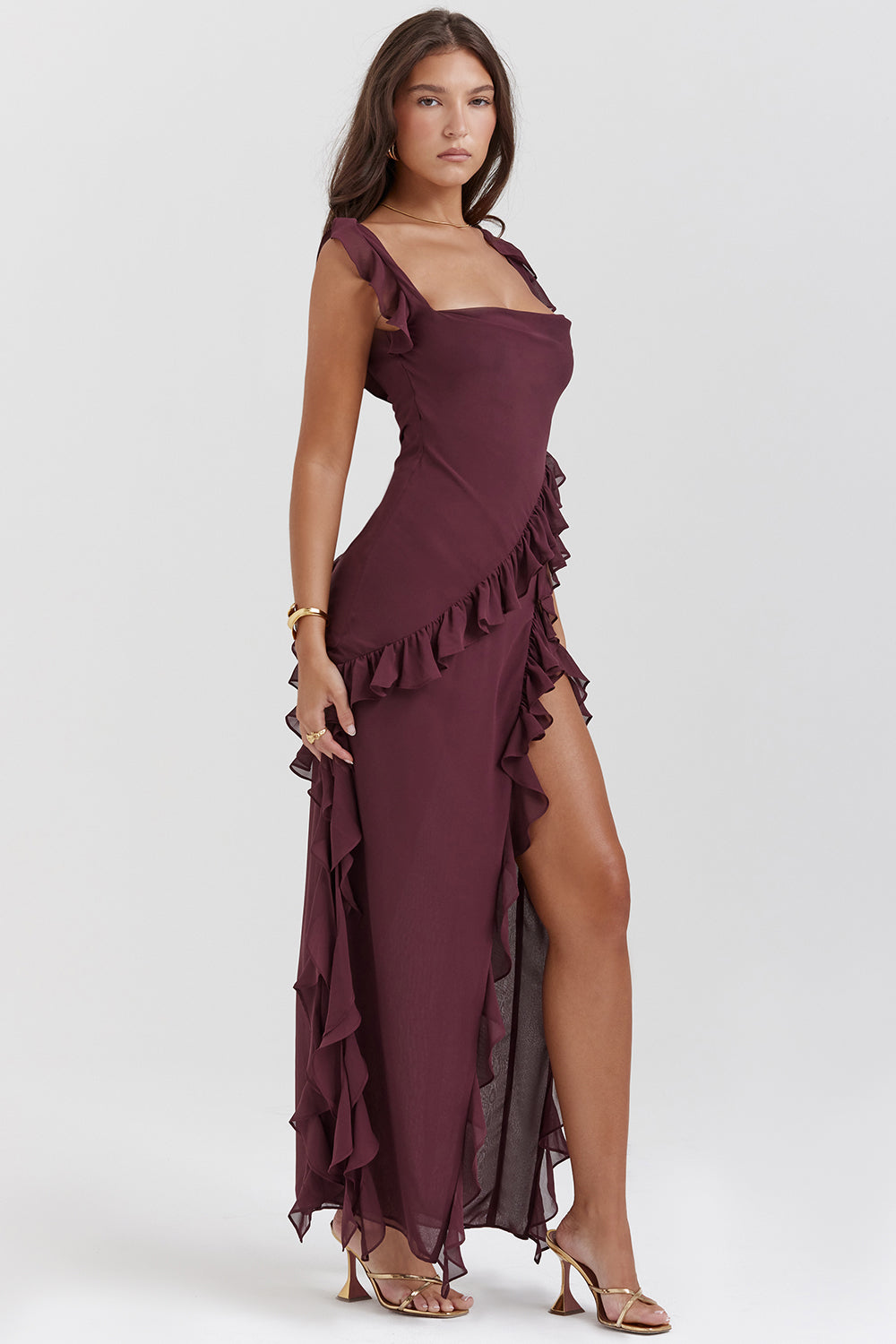 Beatrix Elegantes Sommerkleid mit Rüschen für Damen | Festliche Kleider 2