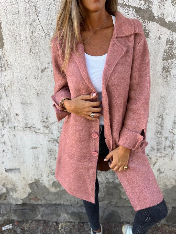 Fiona | Stile elegante cappotto lungo per donne
