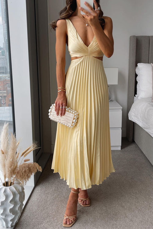 Variant image for Beatrix | Festliches Ärmelloses Damenkleid mit V-Ausschnitt-1