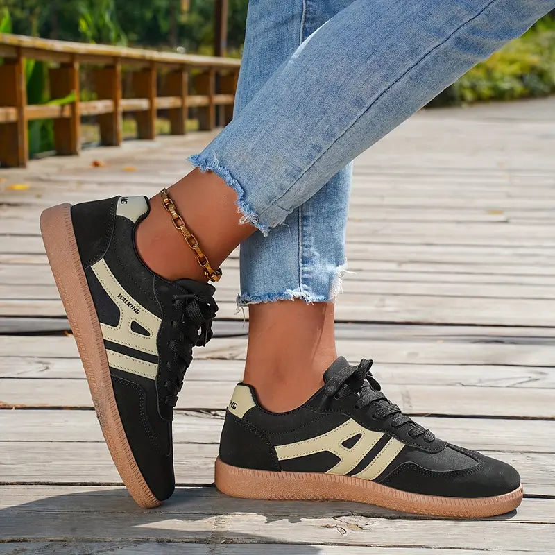 Martha Weiße Sneaker Damen | Retro Casual Turnschuhe für Alltag und Freizeit 6