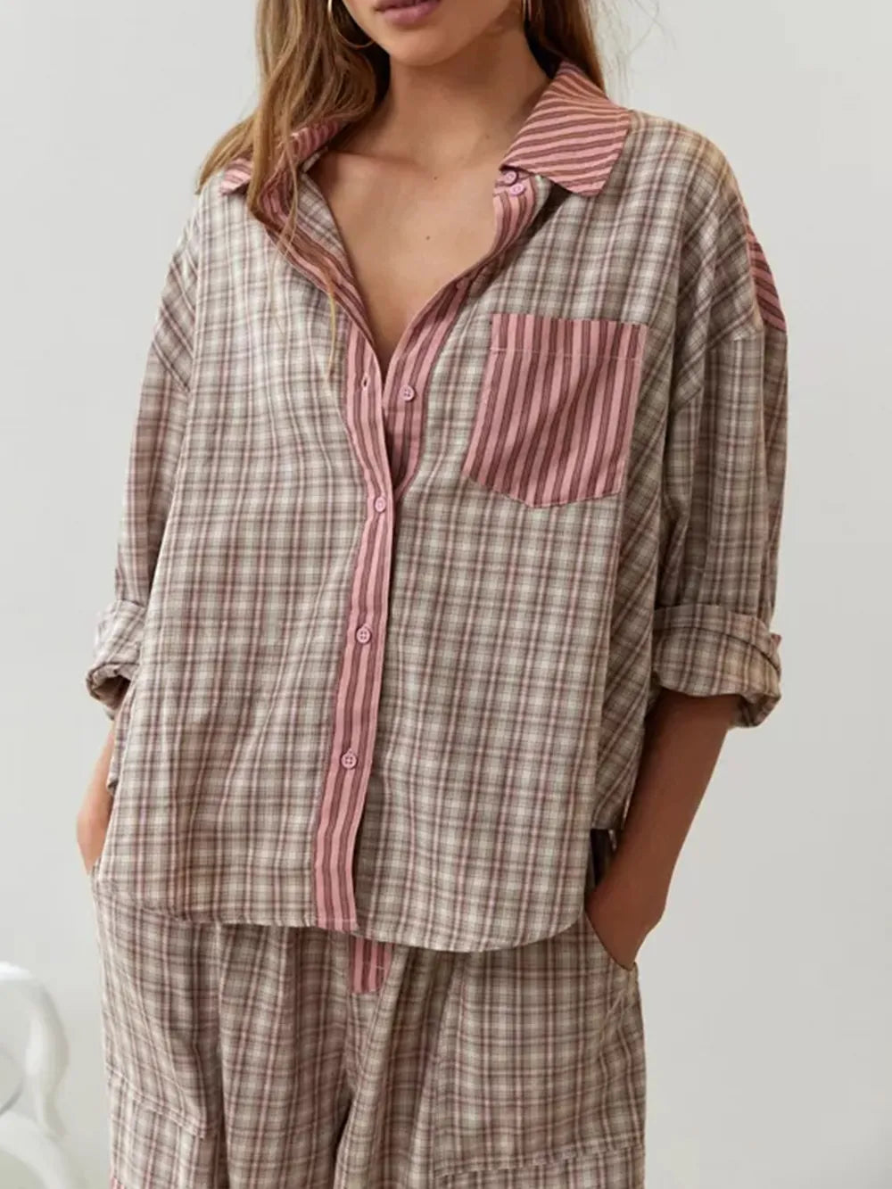 Victoria | Set pigiama elegante 2 pezzi per donna