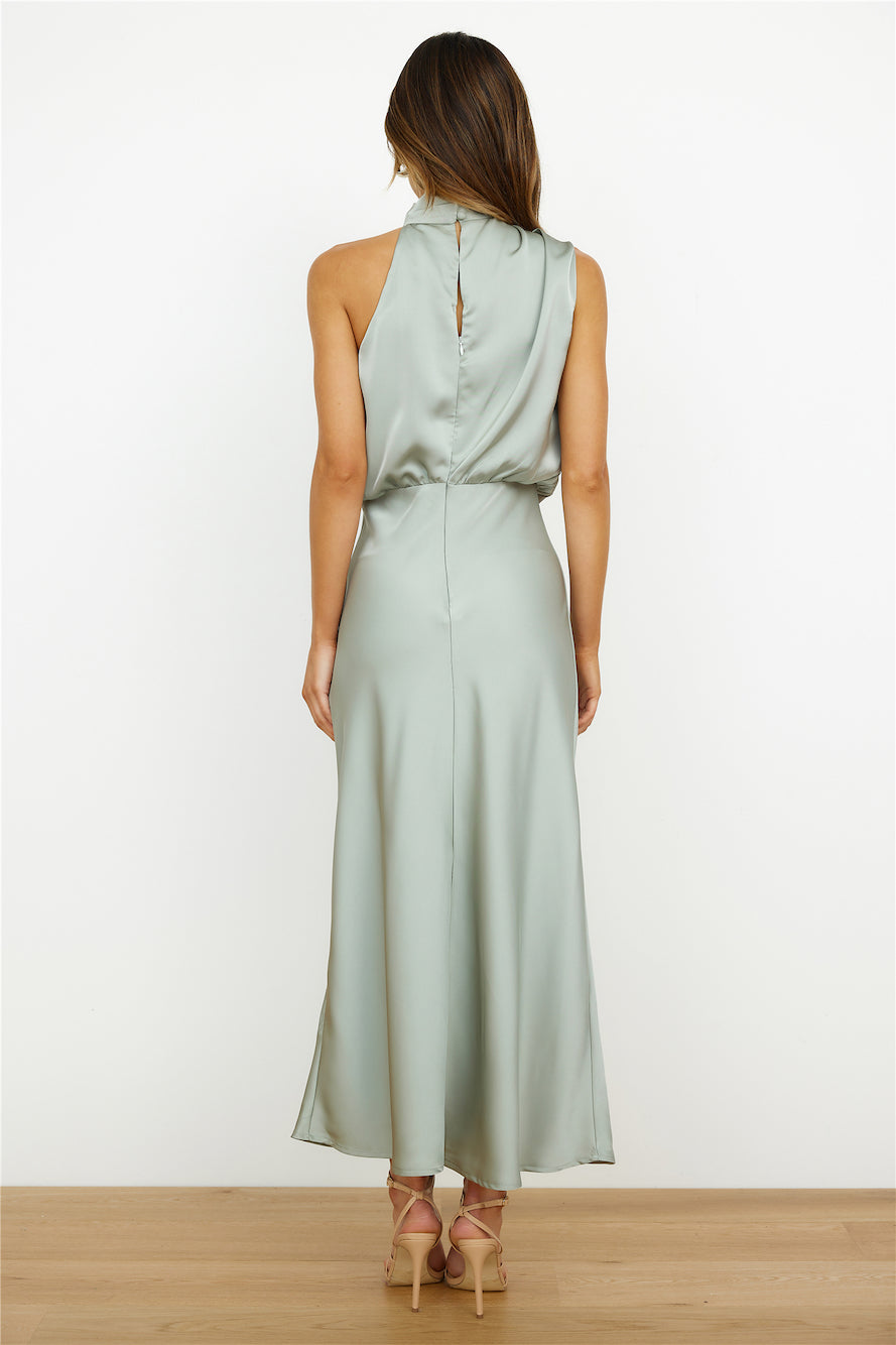 Erich | Elegantes Damenkleid Midi mit Asymmetrischem Rundhalsausschnitt