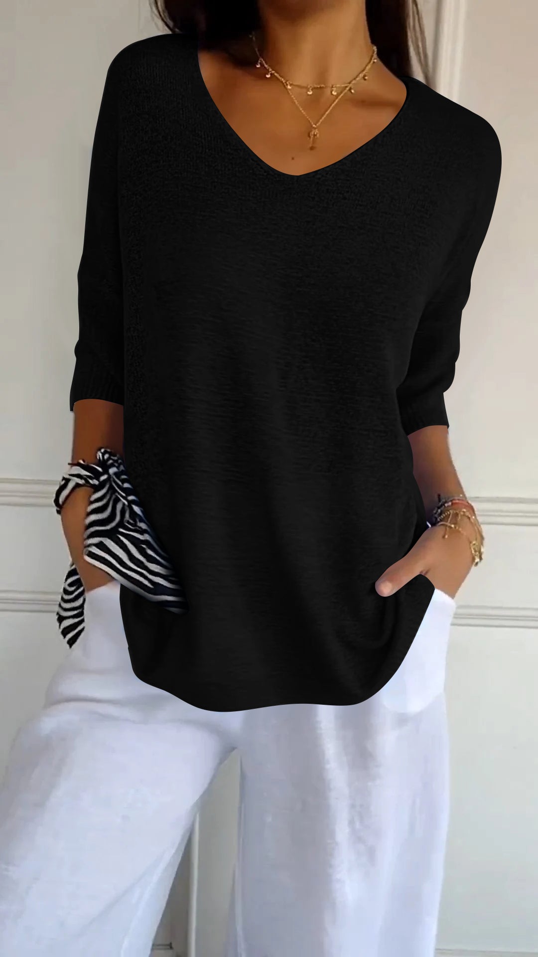 Maartje | Klassische Stricktop für Frauen
