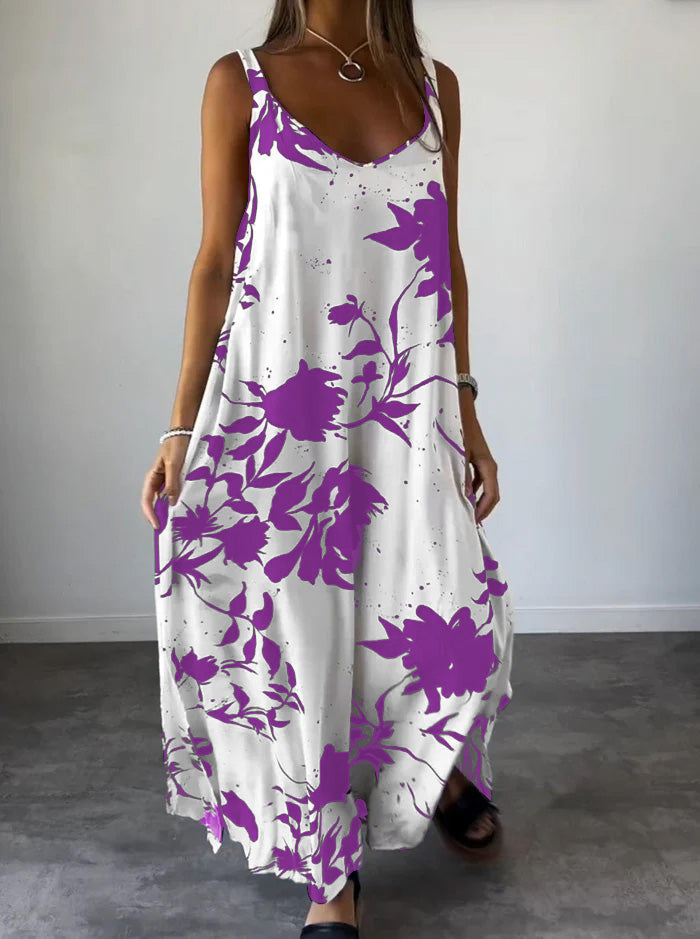Variant image for Beatrix | Elegantes Damenkleid mit Druck für Sommerveranstaltungen-25