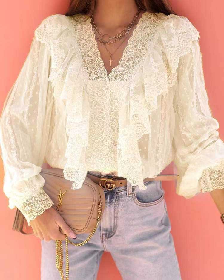 Manon | Stilvoll Patchwork-Shirt für Frauen