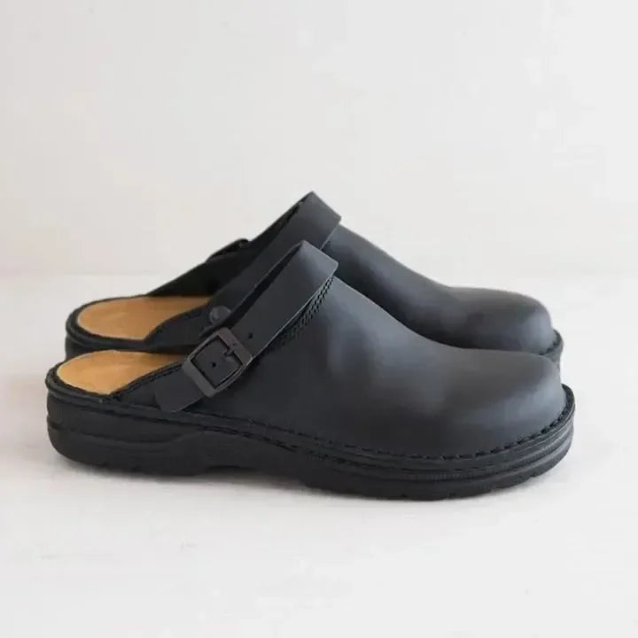 Max | Bequeme Vegane Leder-Slip-On-Maultiere