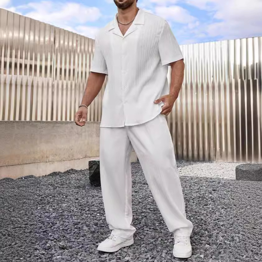 Milano | Eleganter Sommerset aus atmungsaktivem Leinen
