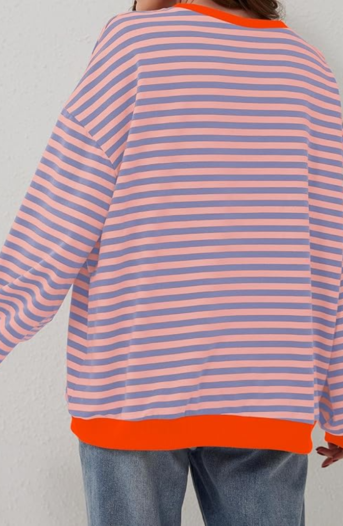 Dorie | Klassischer gestreifter Pullover für Frauen