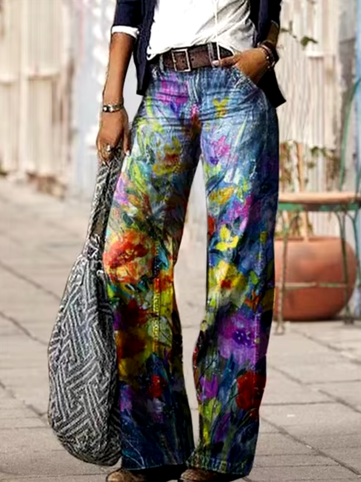Shenica | Jeans da donna in cotone slim fit con design moderno