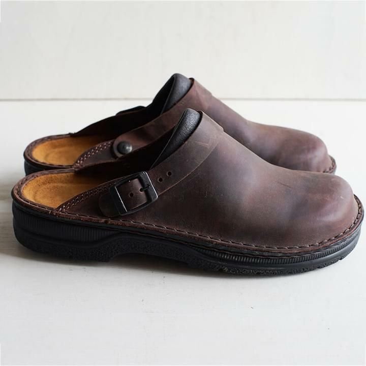 Max | Bequeme Vegane Leder-Slip-On-Maultiere