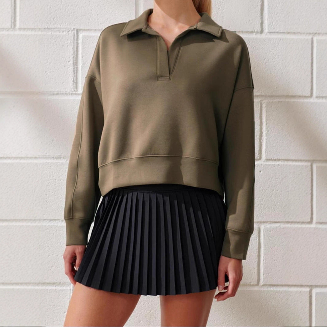 Damen Pullover mit Kragen 2