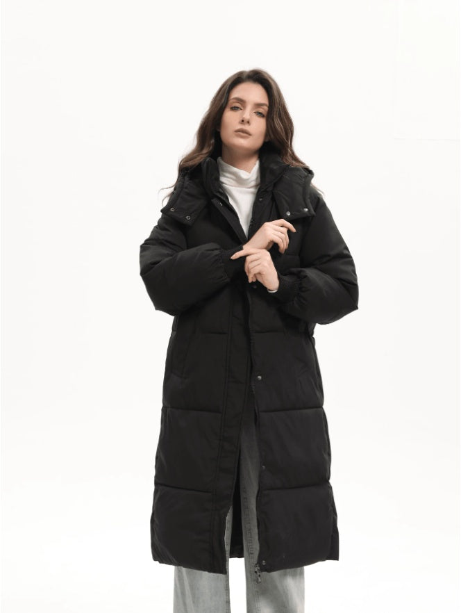 Lange Steppjacke für Damen