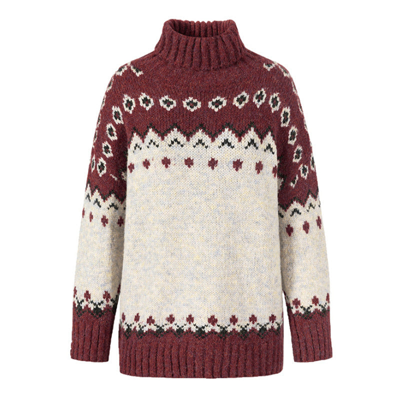 Warmer Strickpullover im Norweger-Stil 4