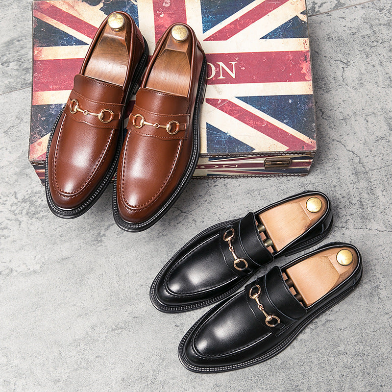 Luxuriöse Herren-Loafer aus Leder