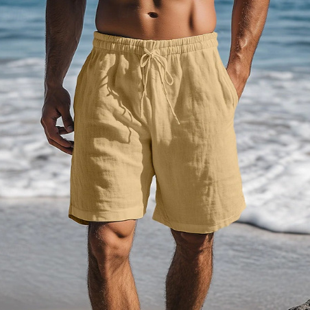 Bequeme Leinen Shorts