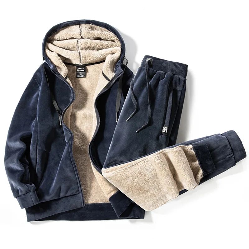 Max | Bequemer Trainingsanzug Herren mit Wendbarem Design und Kordelzug