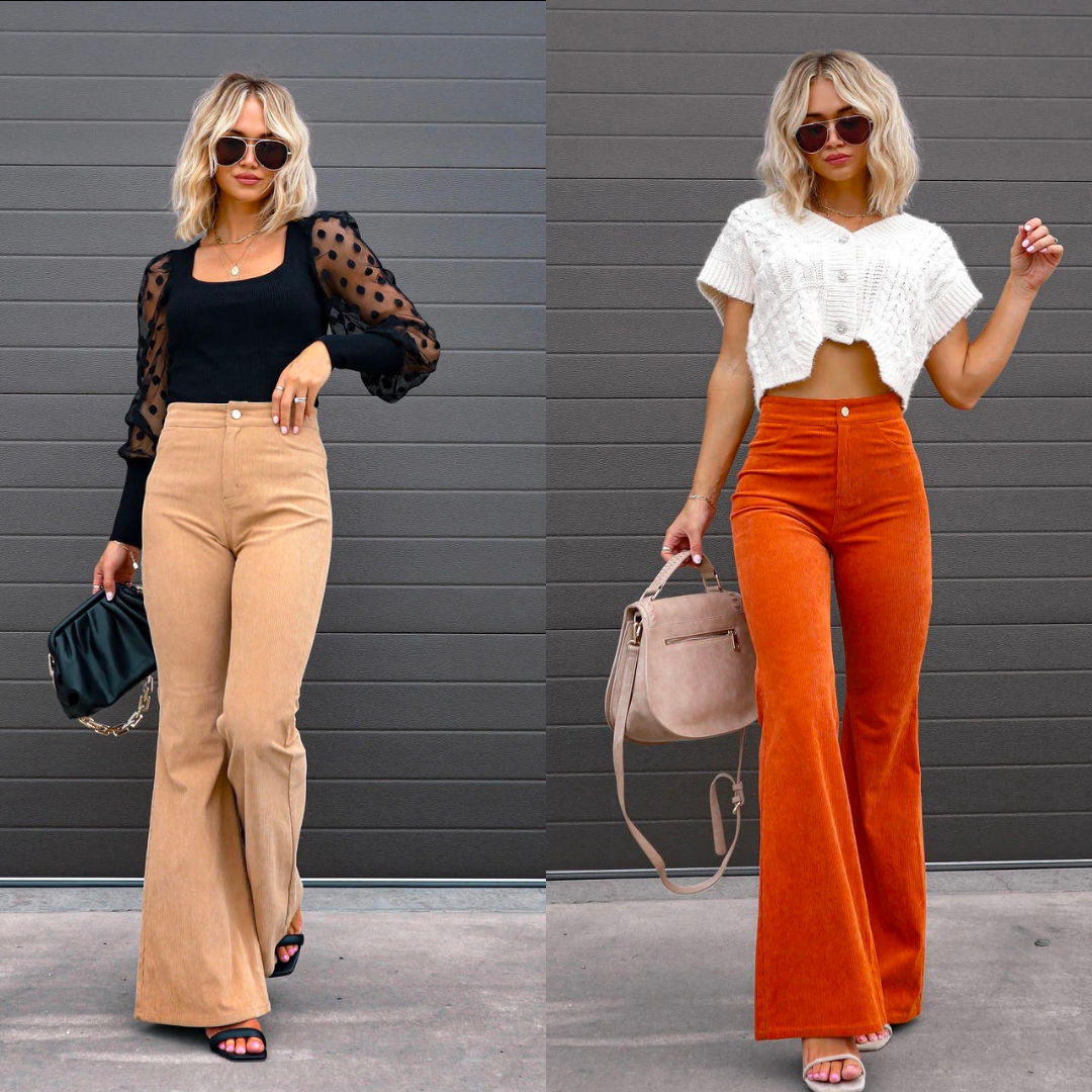 Fiona | Damen Flared Hose