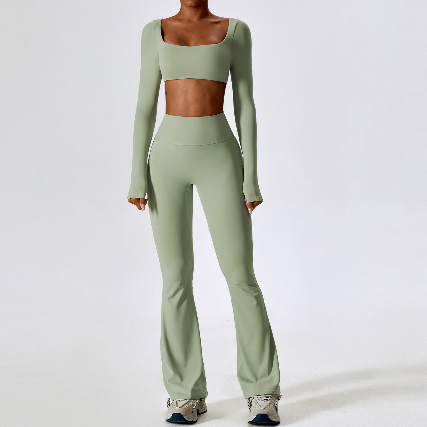 Set de yoga de 2 piezas para mujer