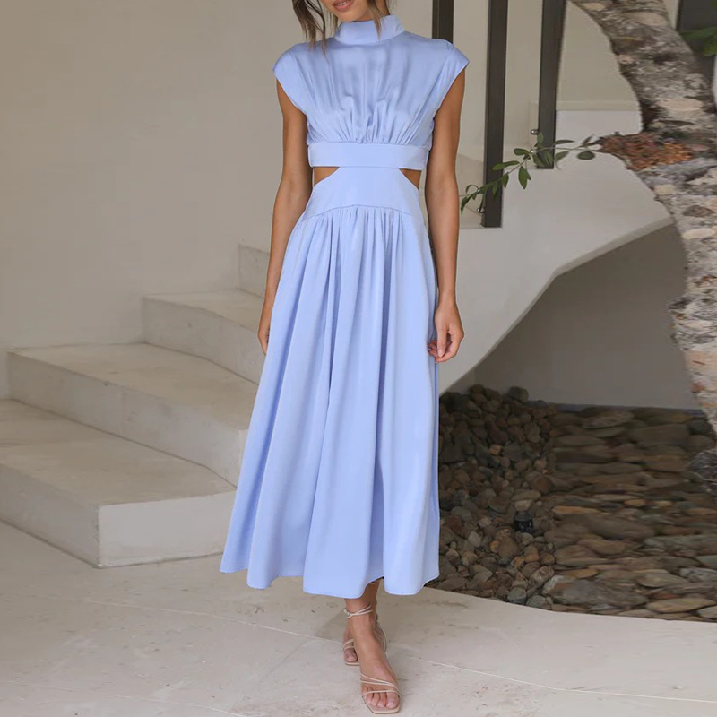 Variant image for Juli | Elegantes Sommer Maxikleid für Damen, Lange Kleider mit Hoher Taille-5