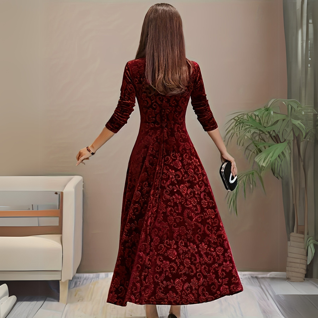 Beatrix | Festliches Kleid für Damen mit floralem Design