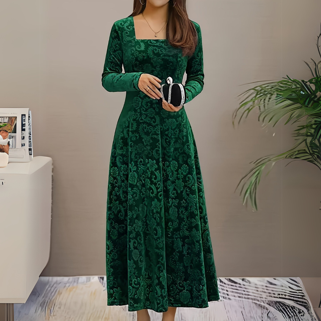 Beatrix | Festliches Kleid für Damen mit floralem Design