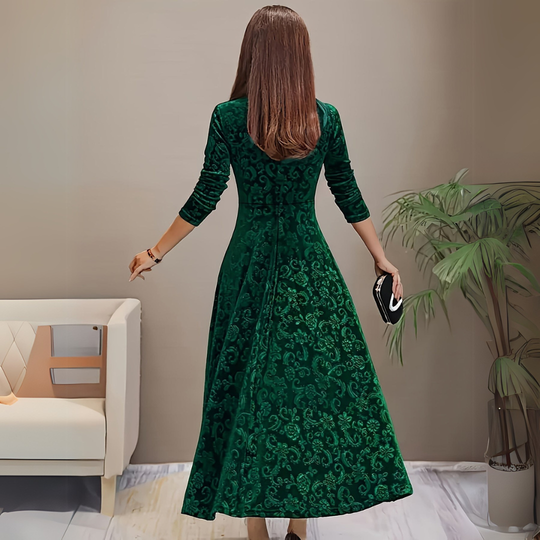 Beatrix | Festliches Kleid für Damen mit floralem Design