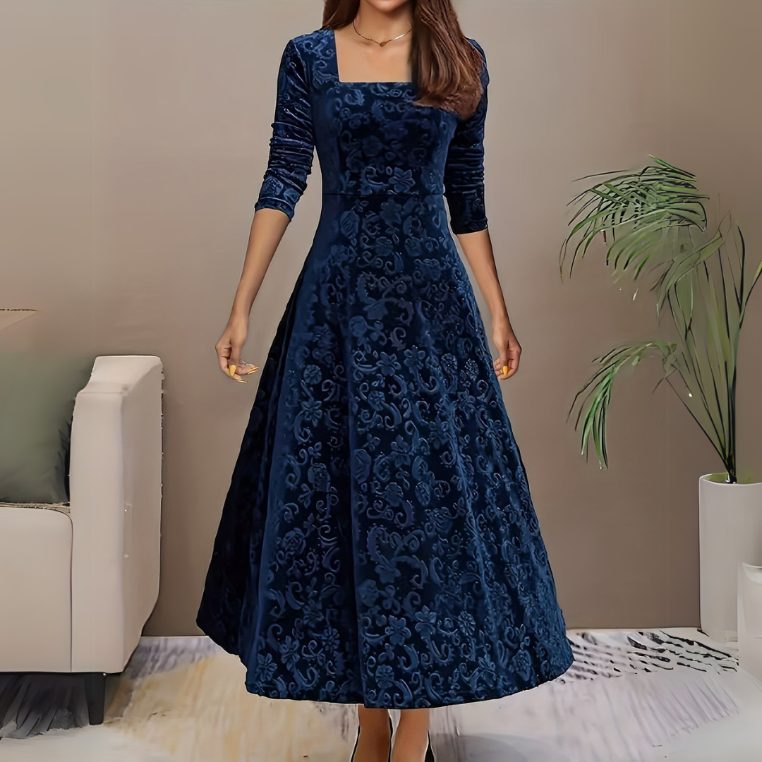 Beatrix | Festliches Kleid für Damen mit floralem Design