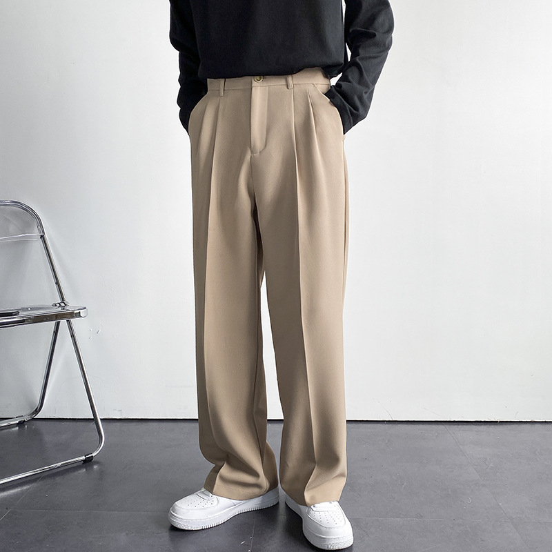 Leo | Herren Faltenhosen mit weitem Bein für elegante Anlässe
