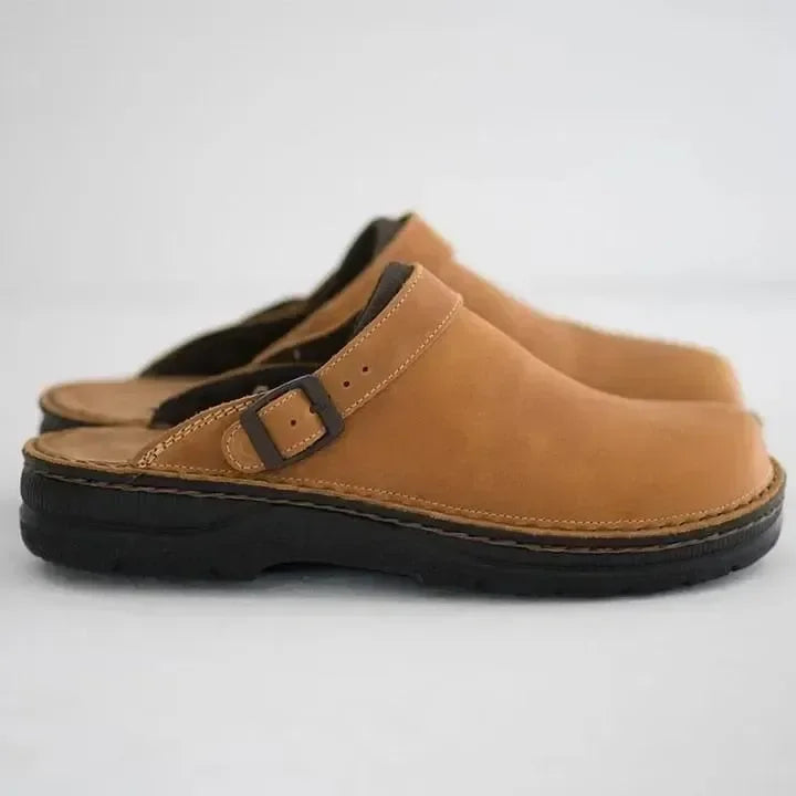 Max | Bequeme Vegane Leder-Slip-On-Maultiere