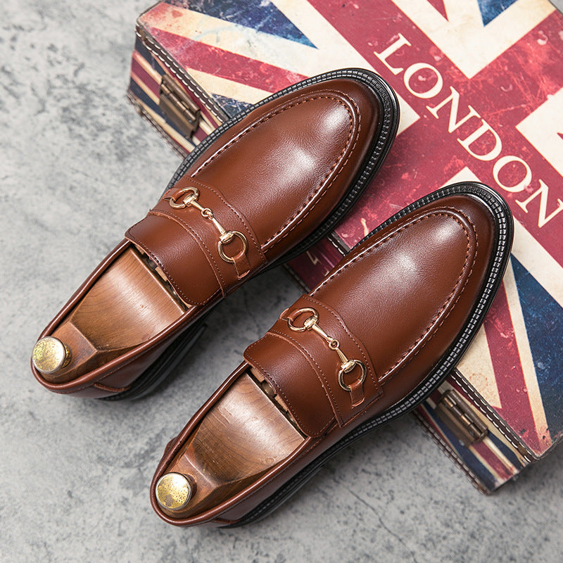 Luxuriöse Herren-Loafer aus Leder