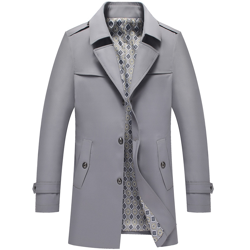 Maxi | Stylish winter trench coat for men