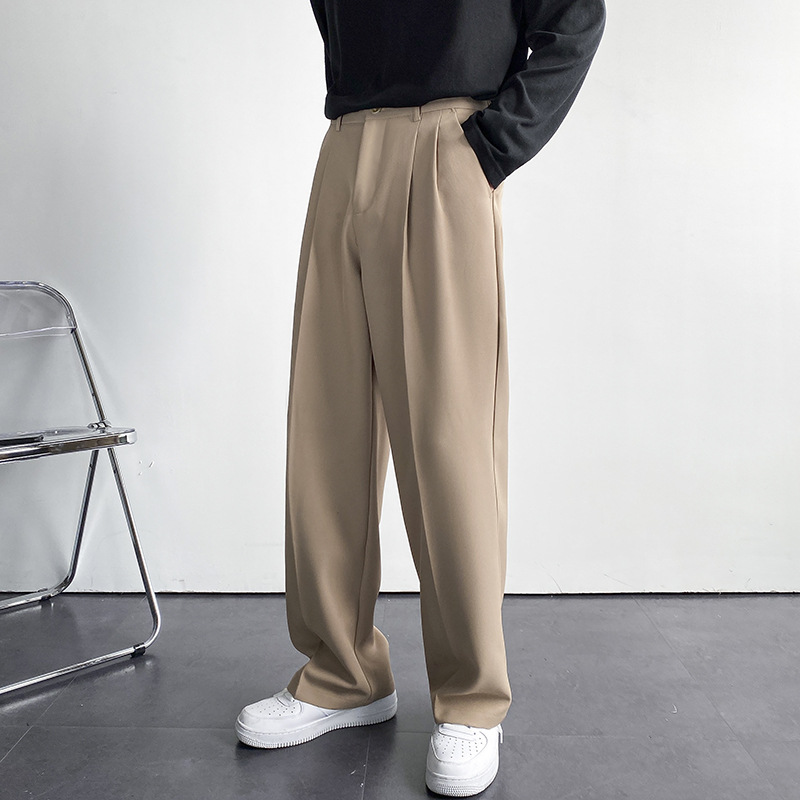Leo | Herren Faltenhosen mit weitem Bein für elegante Anlässe