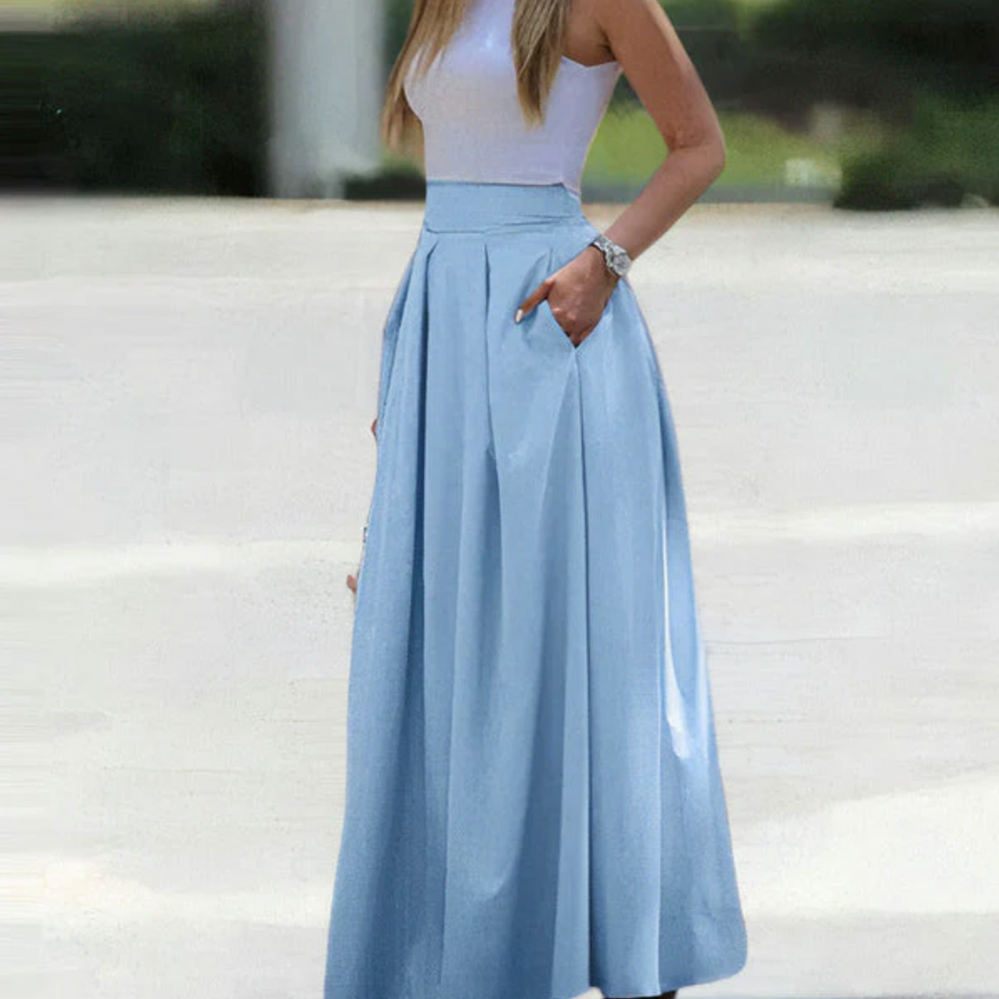 Elsa | Elegant Pleated Skirt for Women