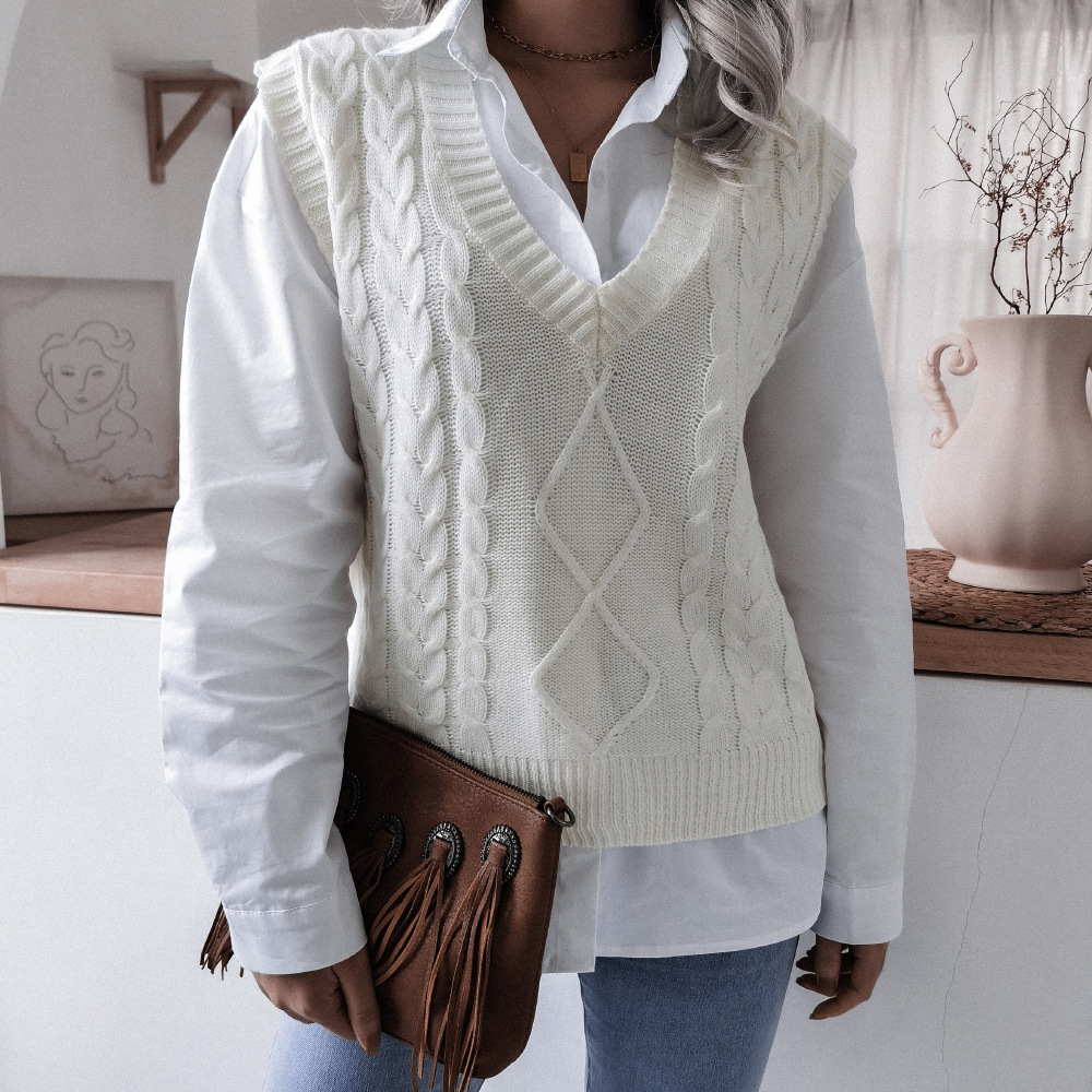 Vielseitige Pullover Damen ohne Ärmel