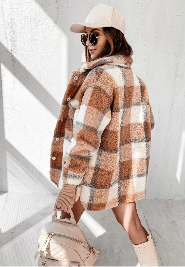 Warme Holzfällerjacke für Damen