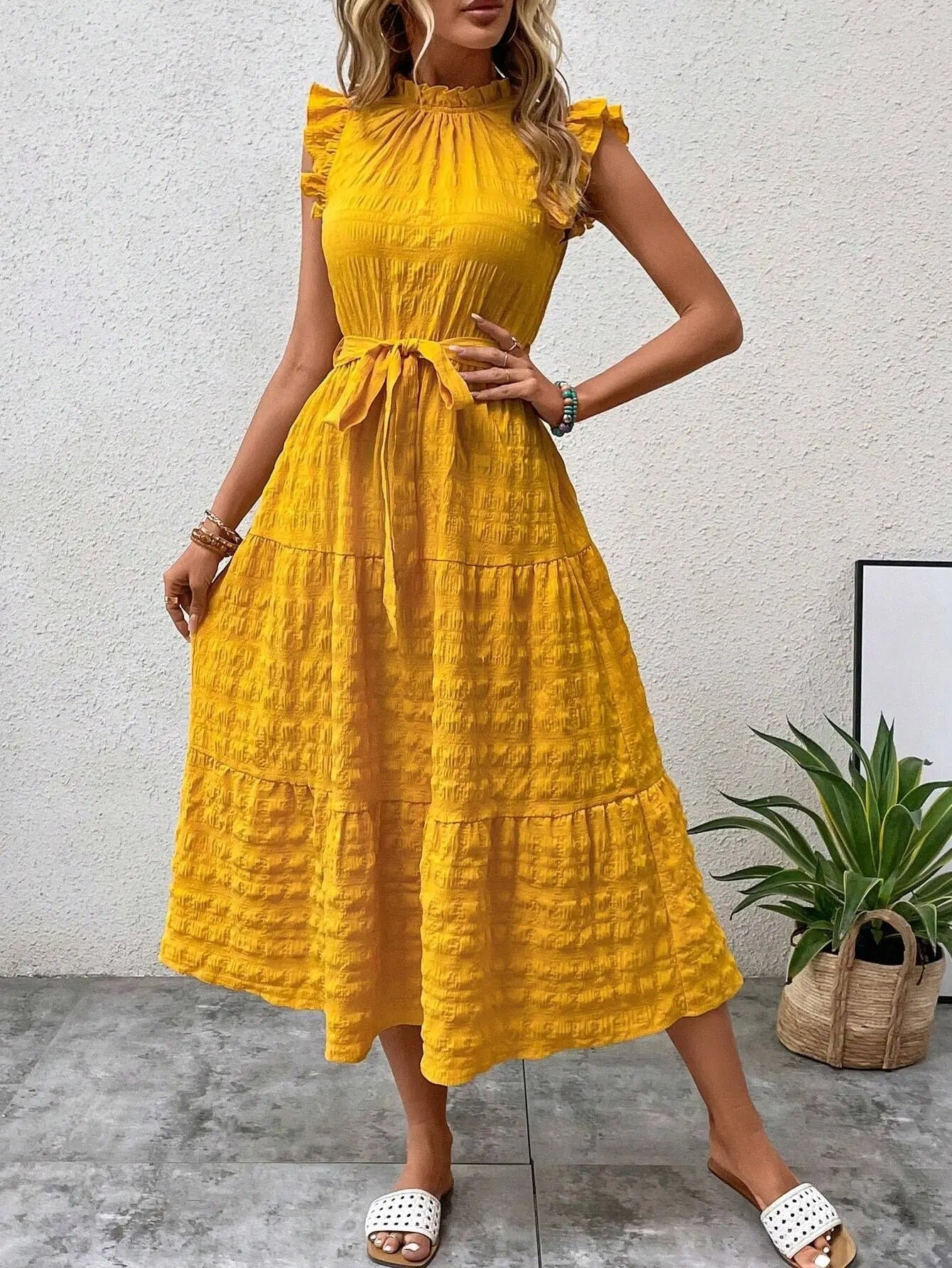 Variant image for Liselotte | Elegantes Midi Kleid Damen für festliche Anlässe-11