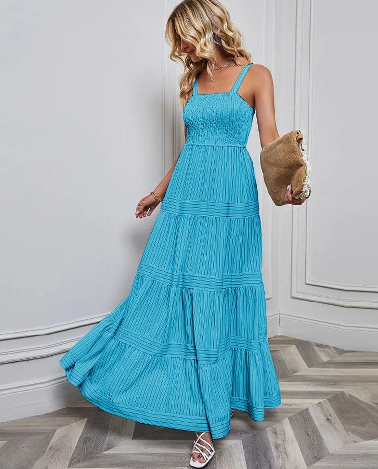 Variant image for Liselotte | Elegantes Maxikleid für Frauen – Sommer Kleid Lang mit A-Linie-9