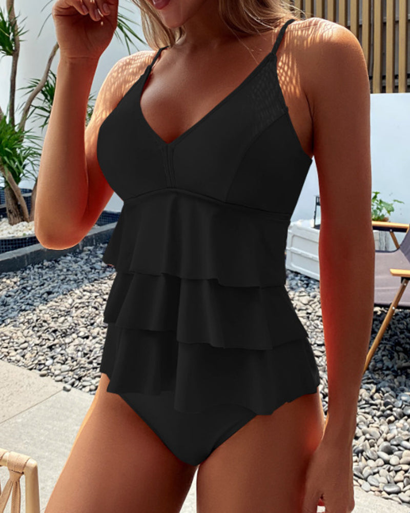 Variant image for Lina | Rüschen-Tankini Damen mit Eleganter Passform für Strand und Pool-5