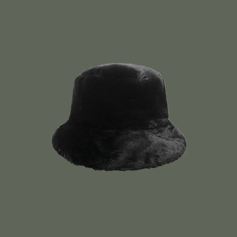Fuskpäls Bucket-hatt