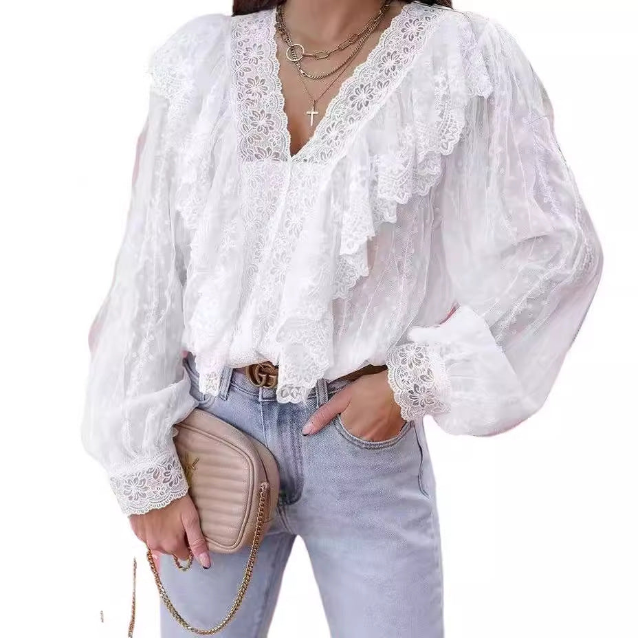 Manon | Stilvoll Patchwork-Shirt für Frauen