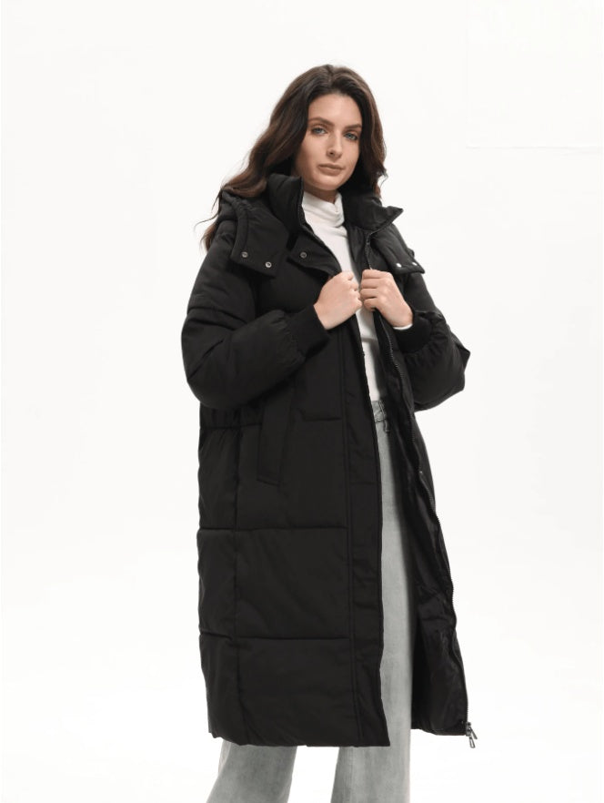 Lange Steppjacke für Damen