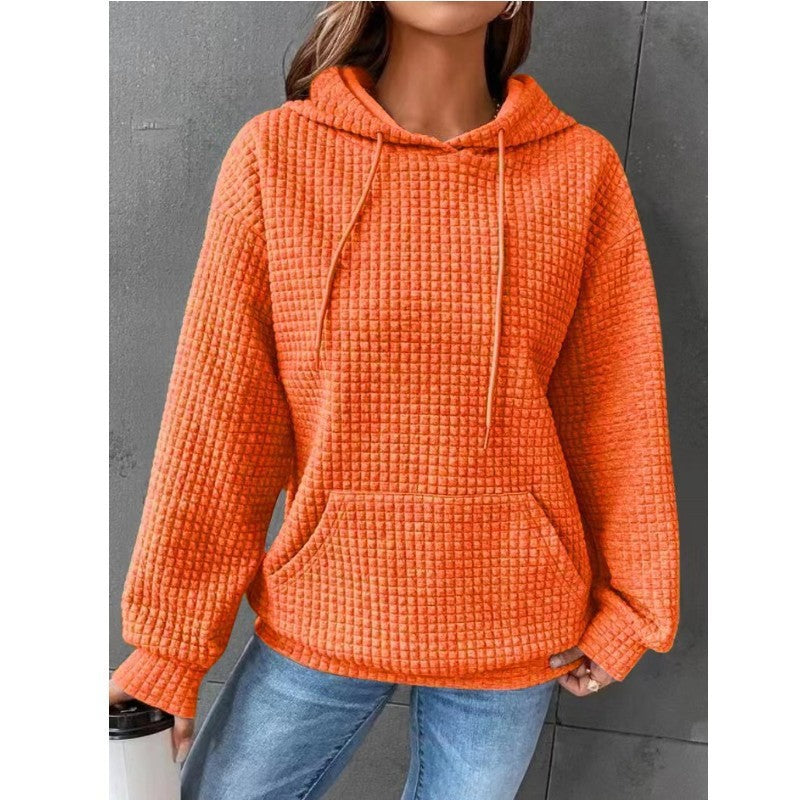 Damen Hoodie mit Kapuze und Kängurutasche 15