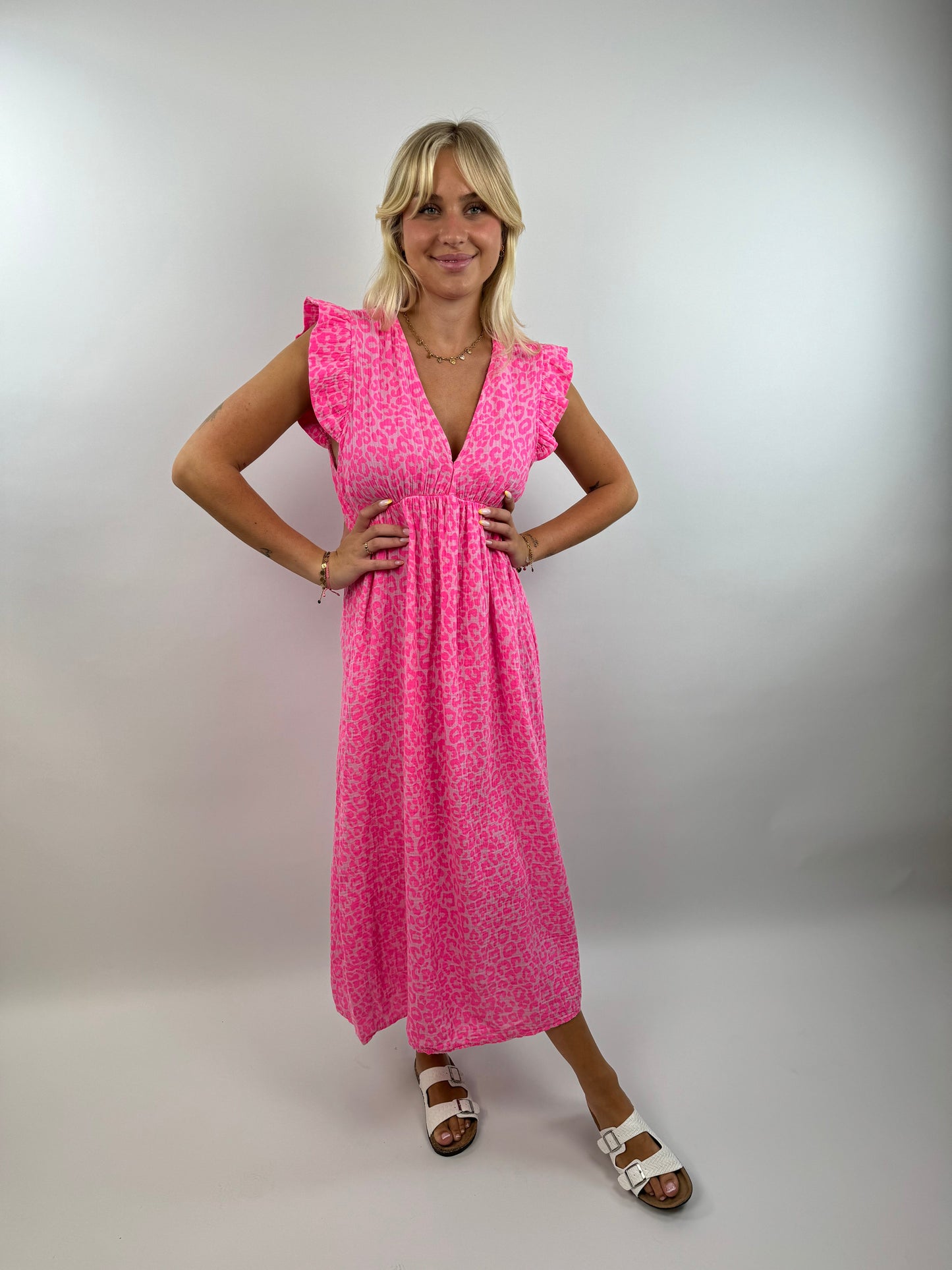 Isha | Stilvoll Musselin kleid für Frauen