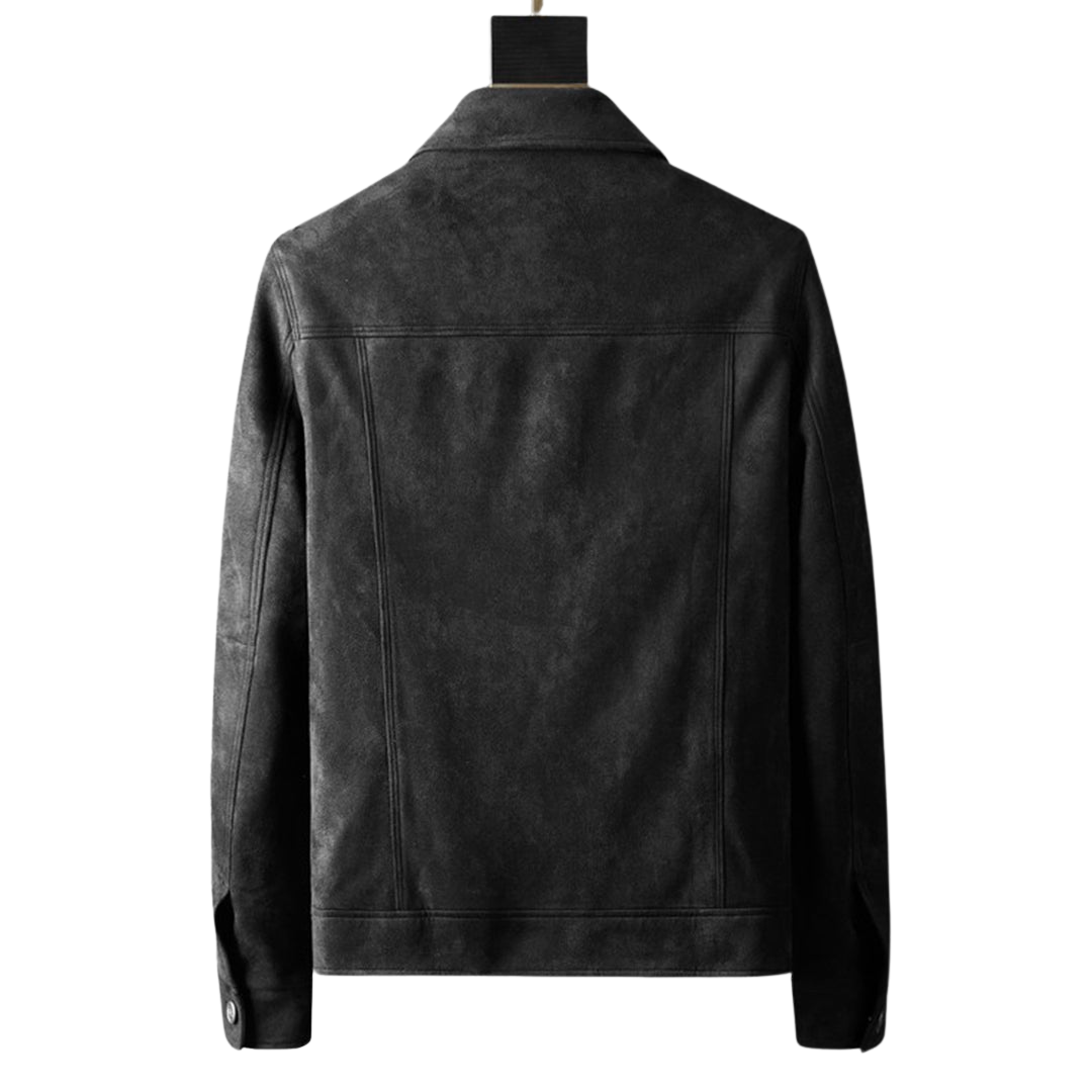 Evan | Trendig Suede Jacke für Männer