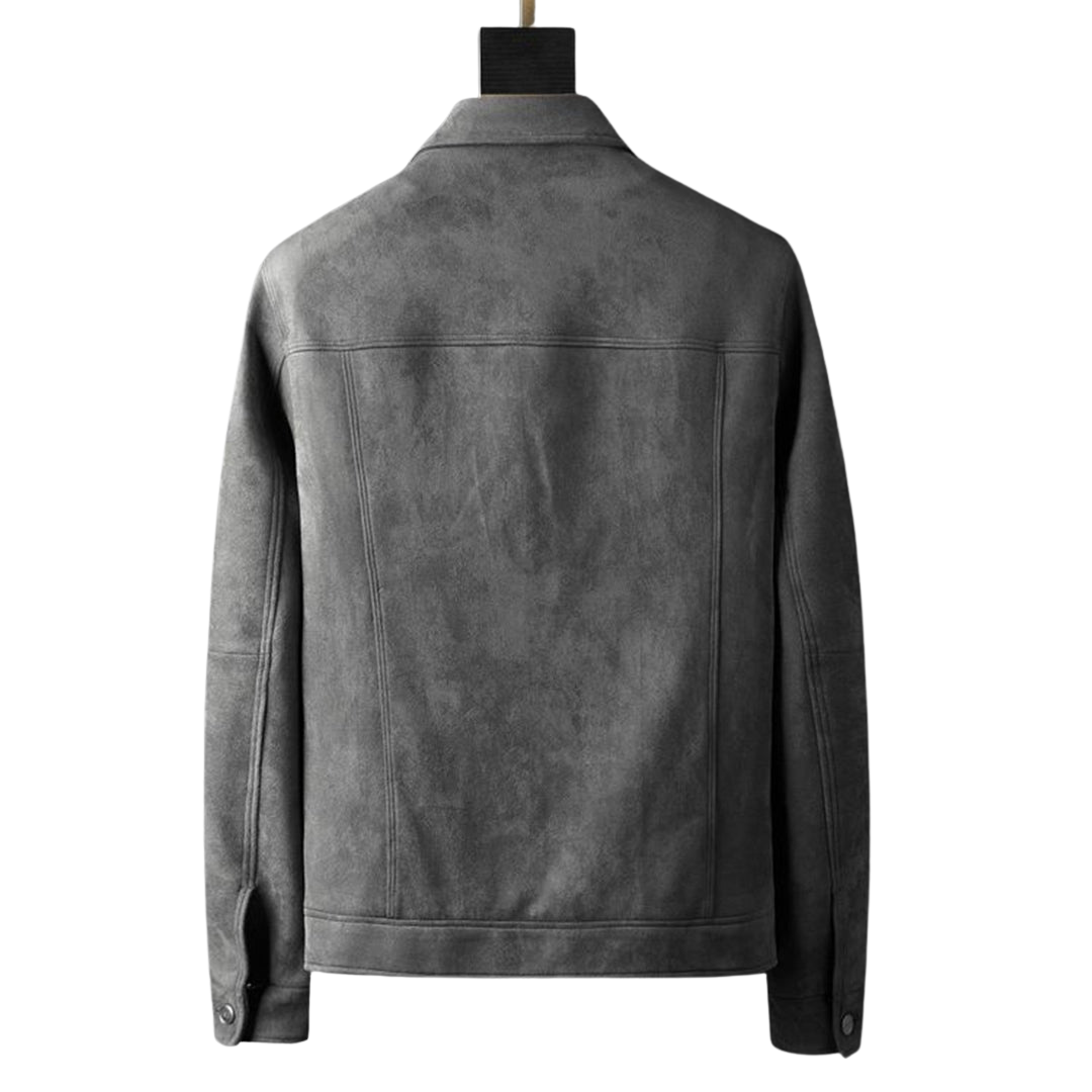 Evan | Trendig Suede Jacke für Männer