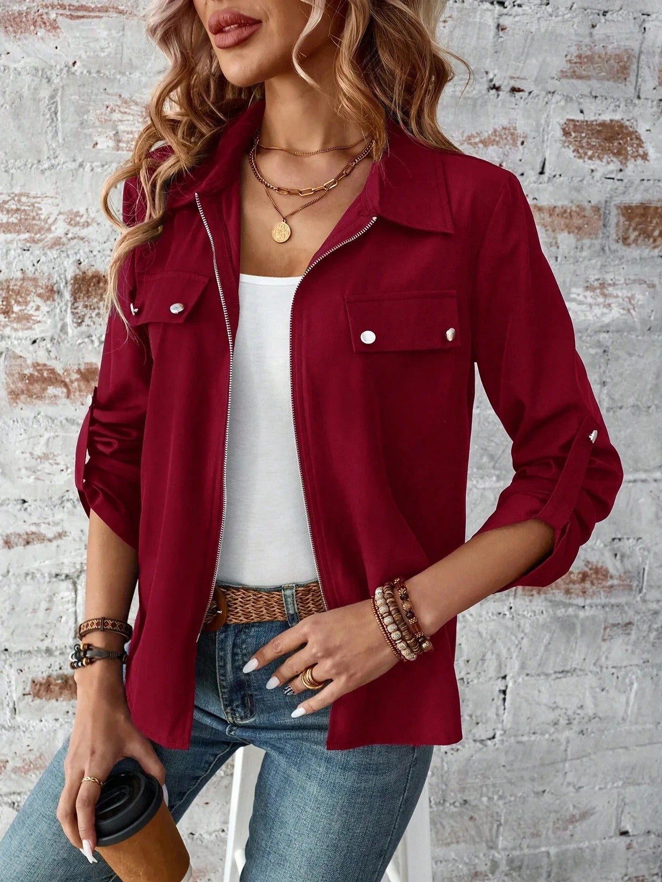 Variant image for Robyn | Stilvolle Reißverschlussjacke für Damen-21