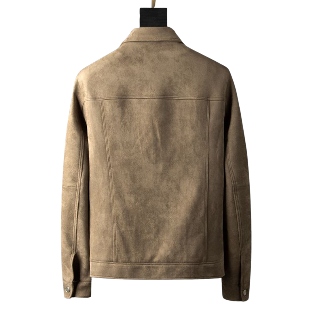 Evan | Trendig Suede Jacke für Männer