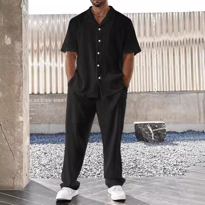 Milano | Eleganter Sommerset aus atmungsaktivem Leinen